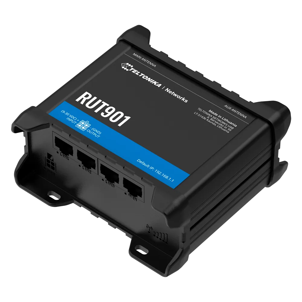 Router 4G Teltonika TK-RUT901 Cat 4 con WiFi Industrial