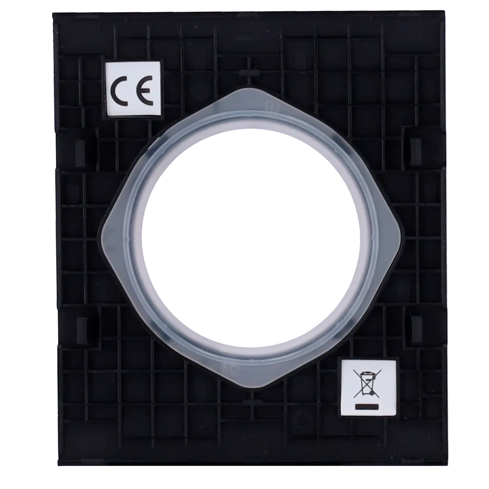 AJAX AJ-CENTERCOVER-B Enchufe Negro SmartHome