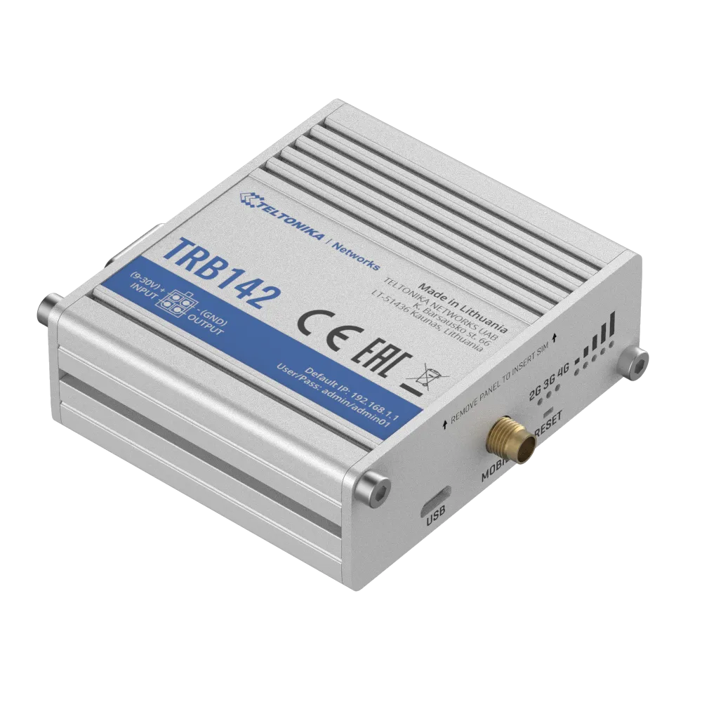 Router 4G Teltonika TK-TRB142 Cat1 Industrial