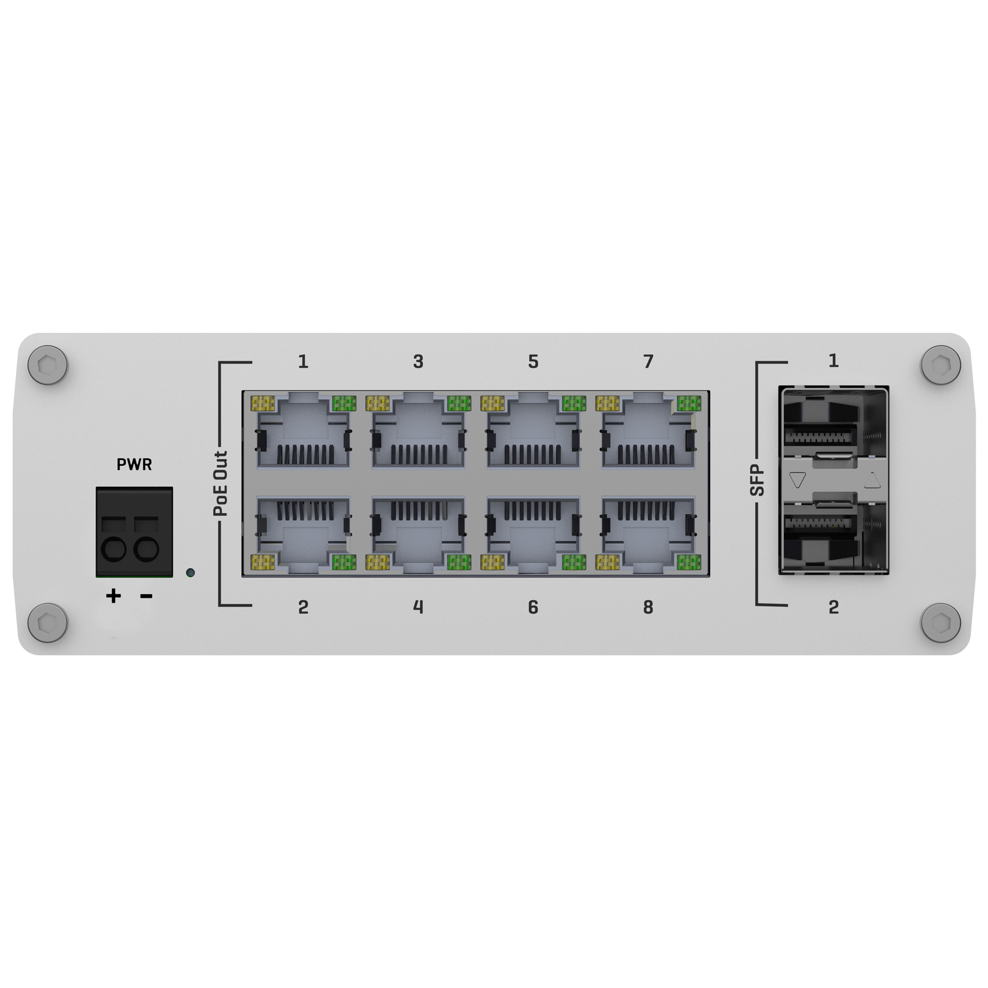 Teltonika - TK-TSW200 - Switch 8P Gigabit PoE No gestionable SFP - Imagen 4