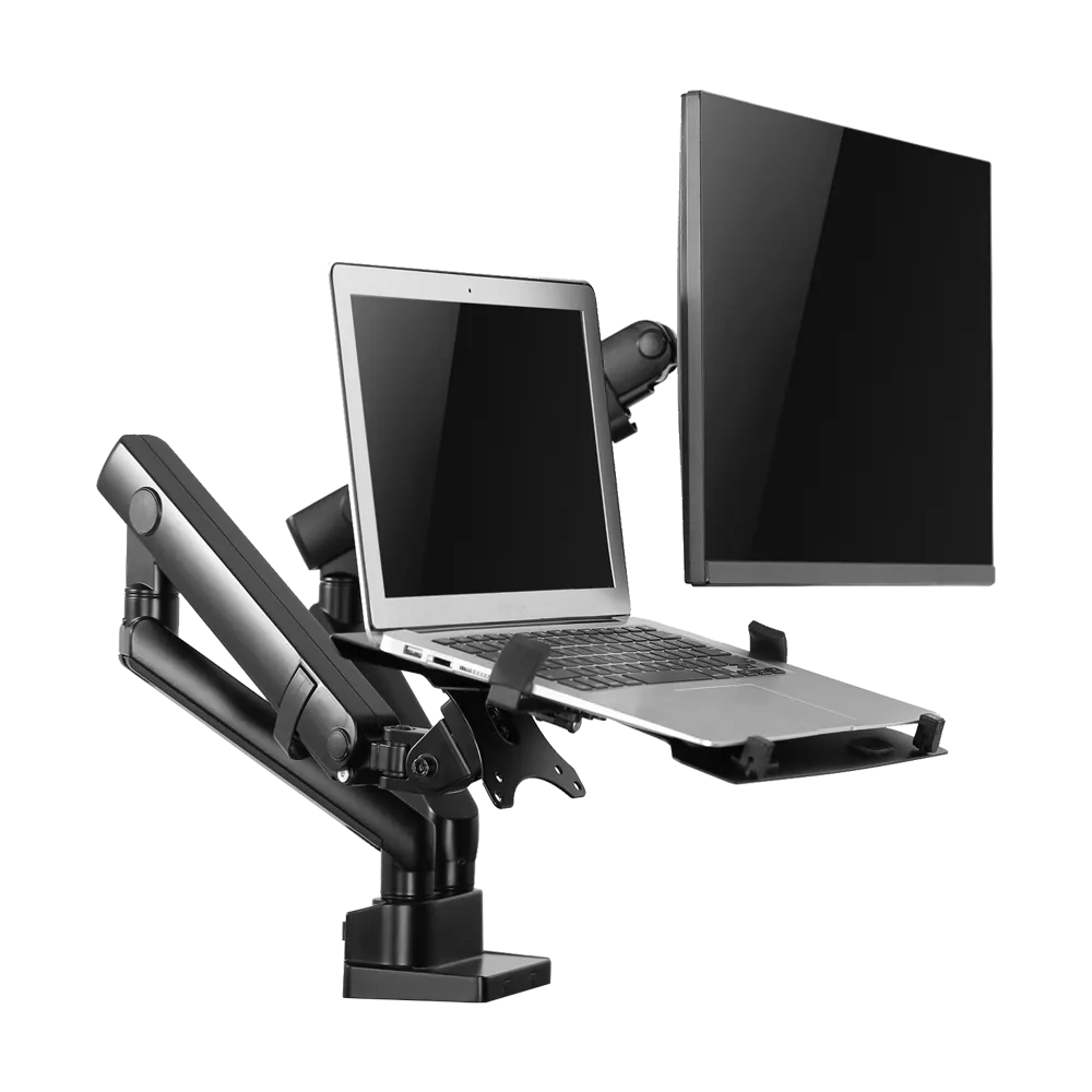 Soporte Doble Monitor Escritorio TVM-1732DESK-FLEX-PCDUAL