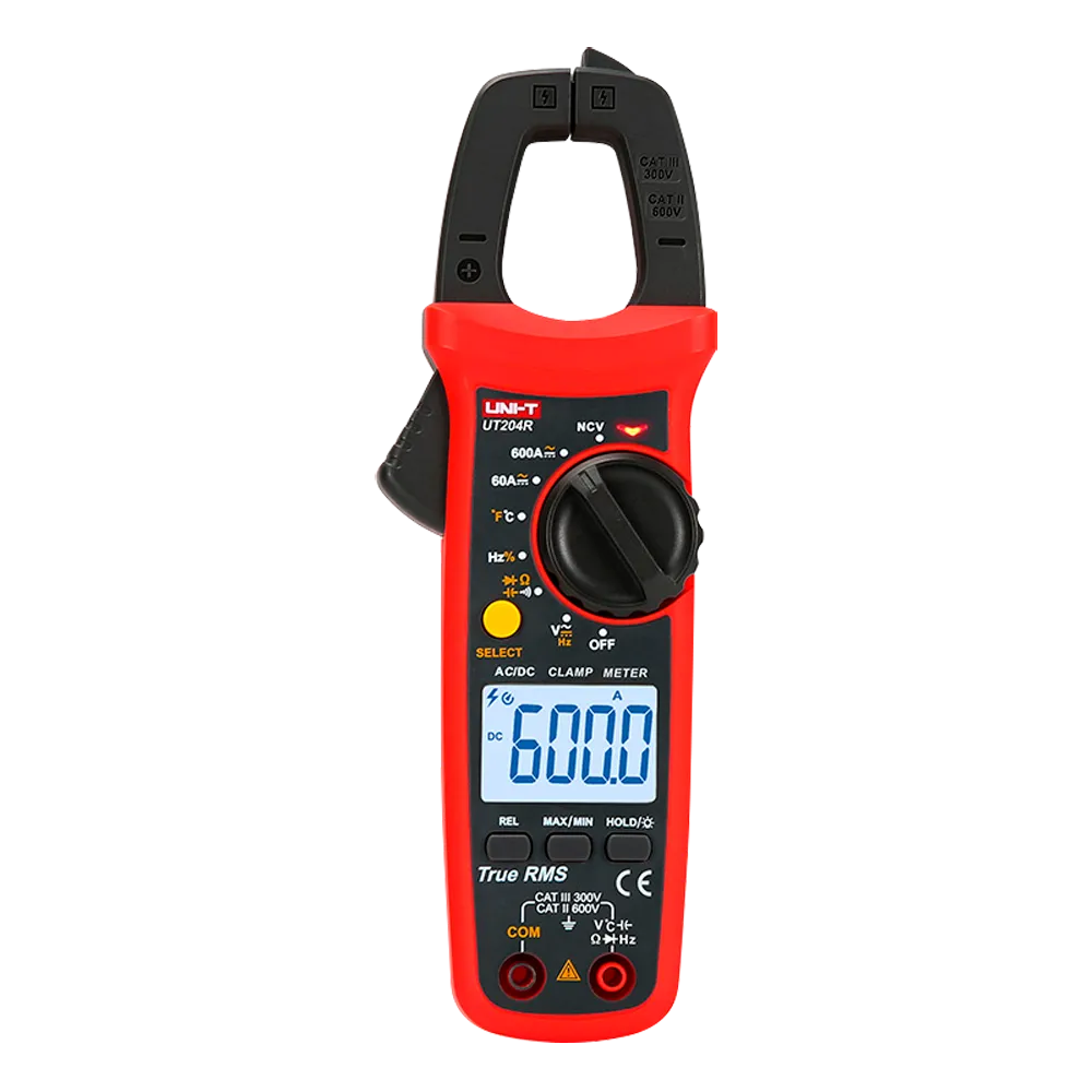 Pinza amperimétrica digital UNI-T UT204R 600V 600A
