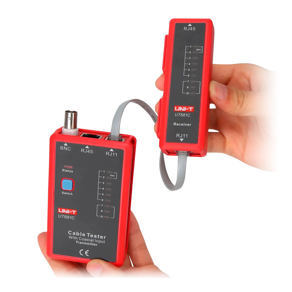 Herramienta UNI-T UT681C Probador de Cables de Red
