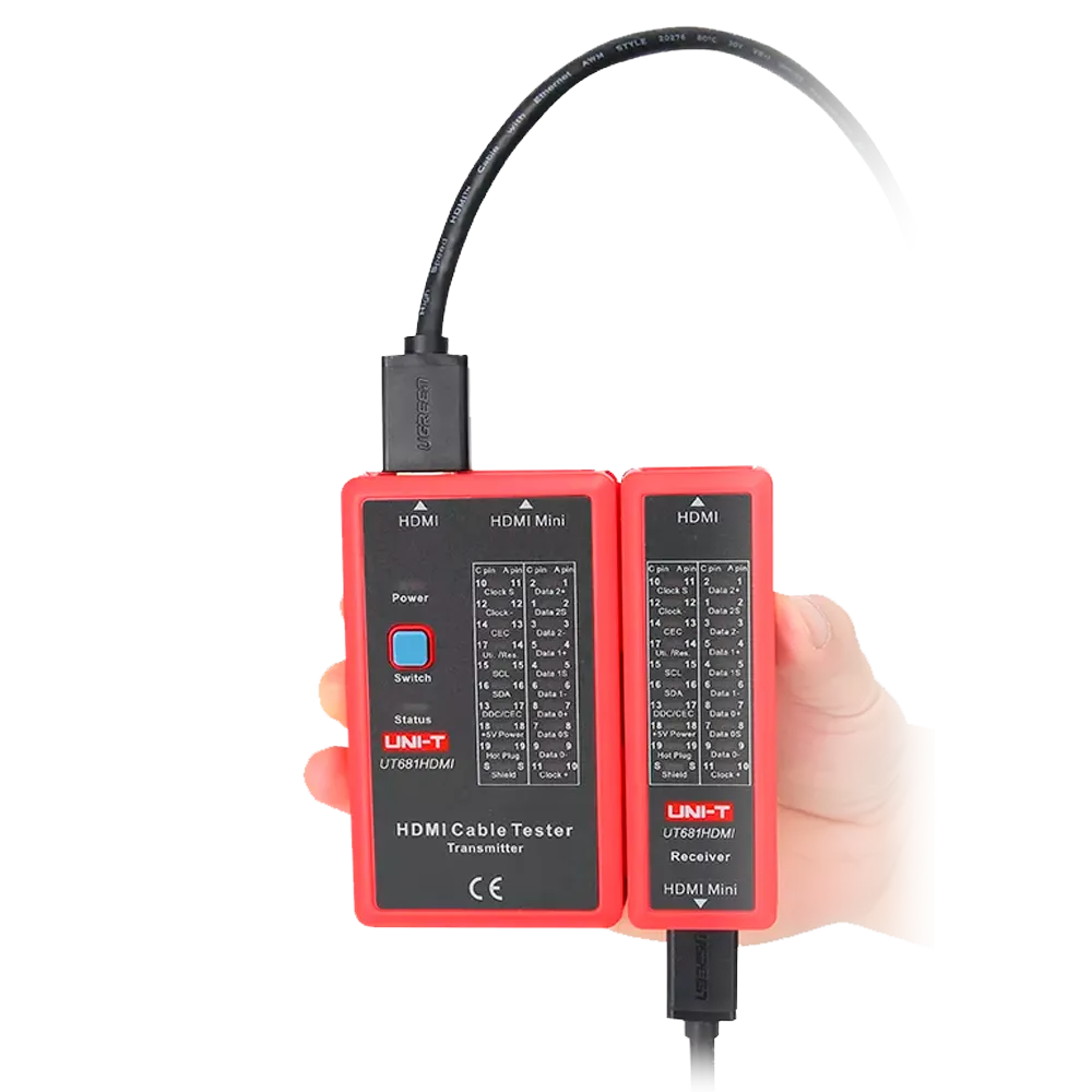 Herramienta UNI-T UT681HDMI Comprobador Cables HDMI