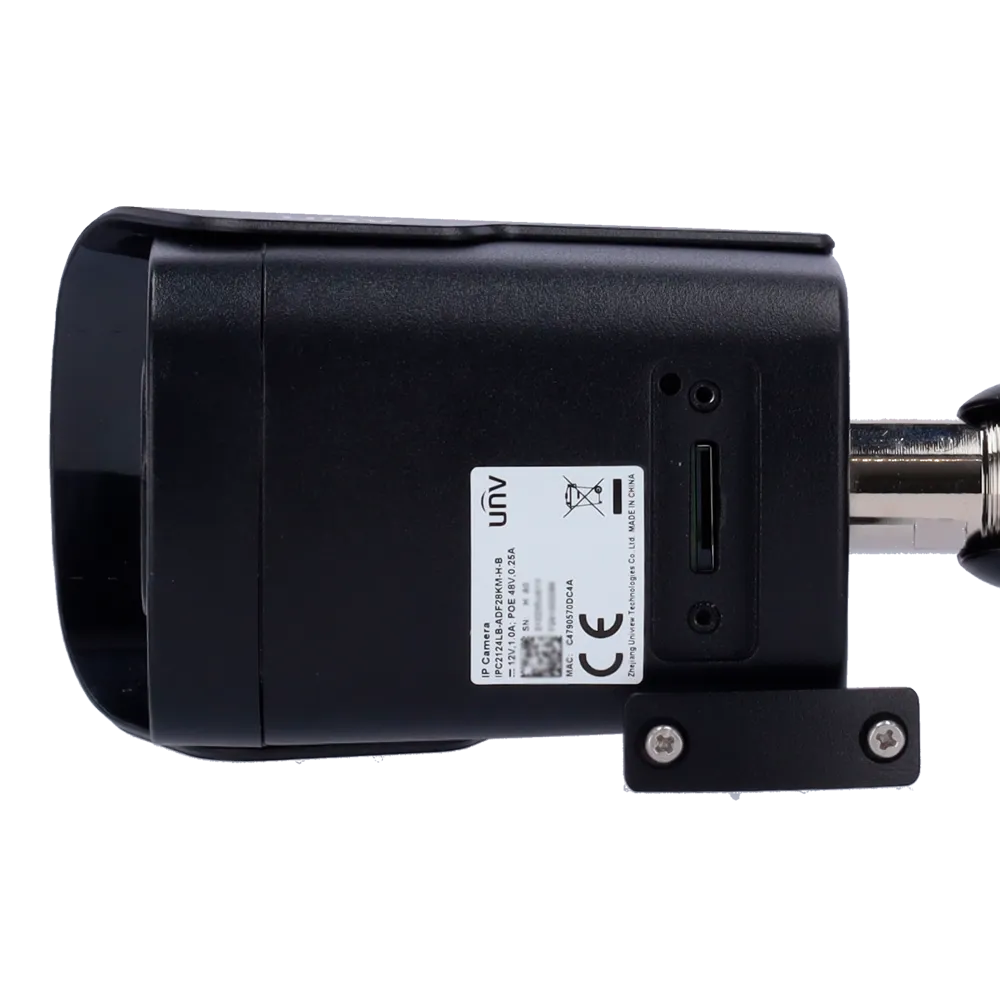 Cámara IP Bullet Uniview UV-IPC2124LB-ADF28KM-H-BLACK 4MP