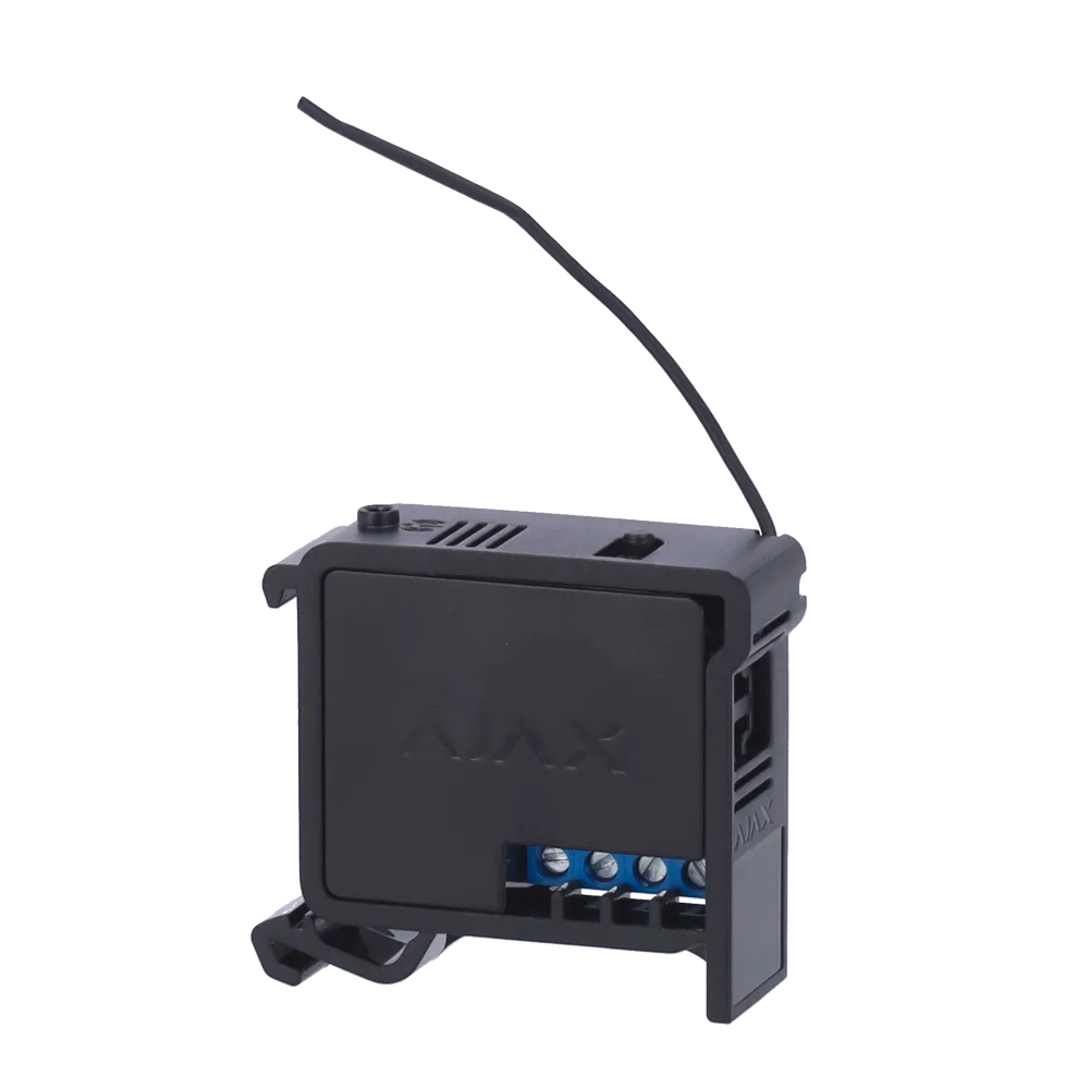AJAX AJ-DINHOLDER Soporte DIN Rail Negro para Módulos