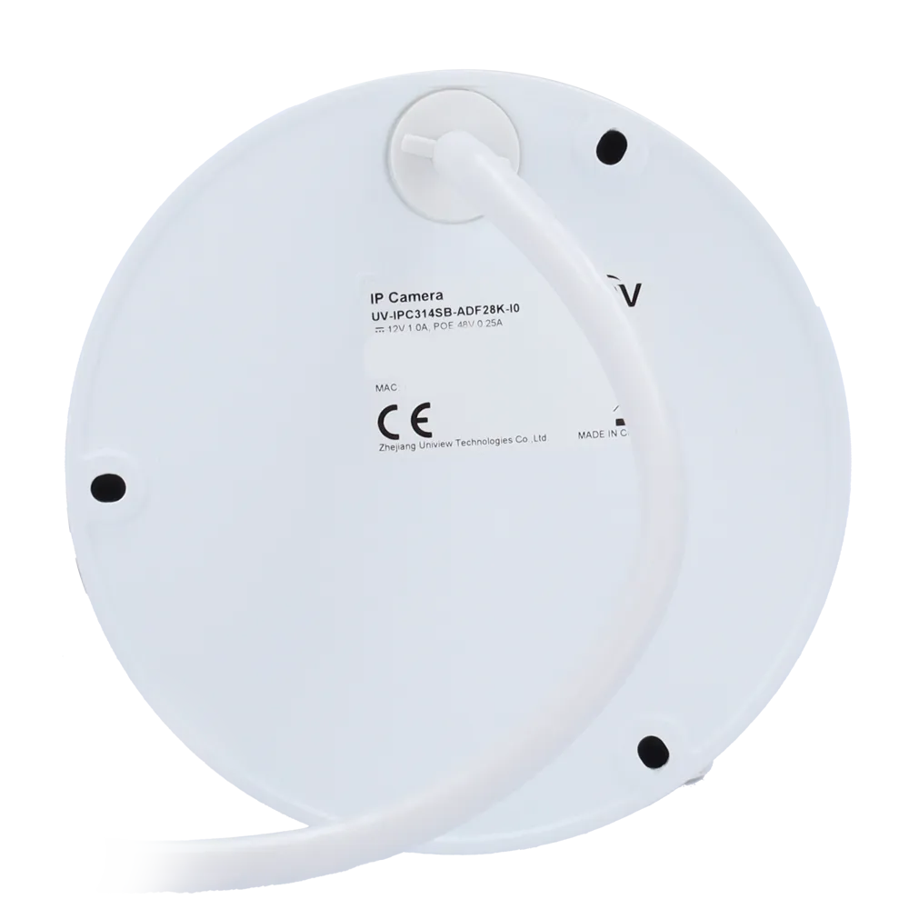 Uniview UV-IPC318SB-ADF28K-I0 Cámara Domo IP 8MP Exterior