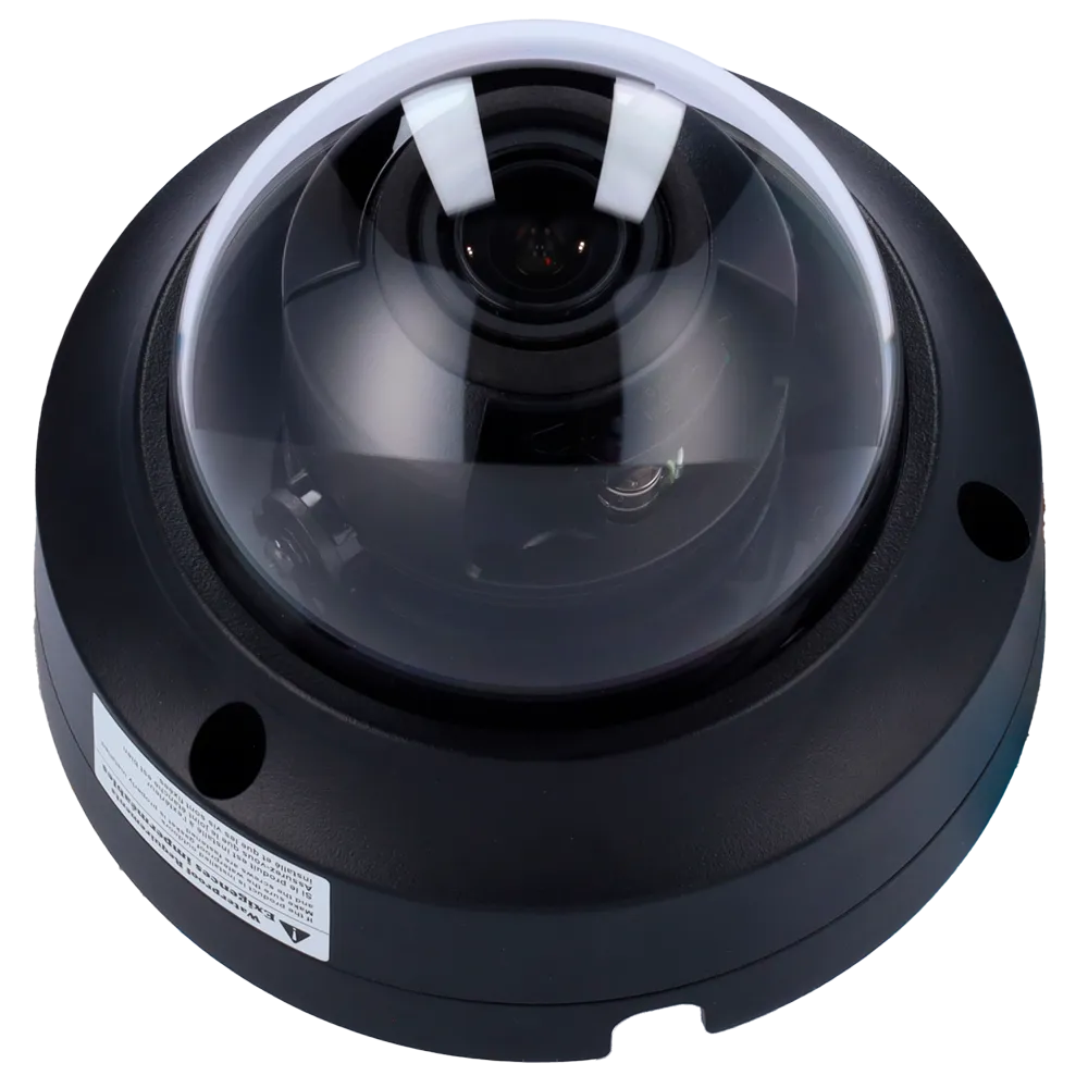 Cámara Domo IP 4MP Uniview UV-IPC3534SB-ADNZK-I0-BLACK Exterior