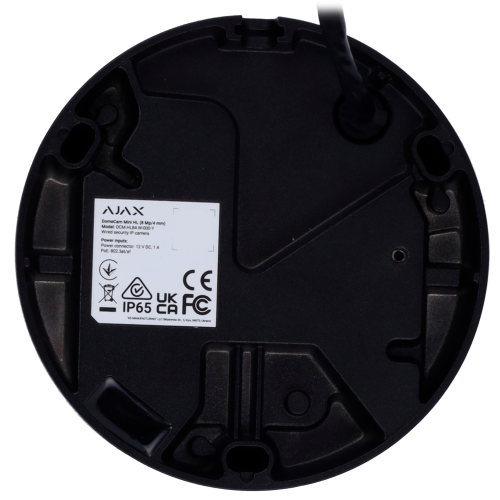 Desconocido AJ-DOMECAM-MINI-8-HL-B Cámara Domo – IP · Exterior · IR · PoE - Imagen 4