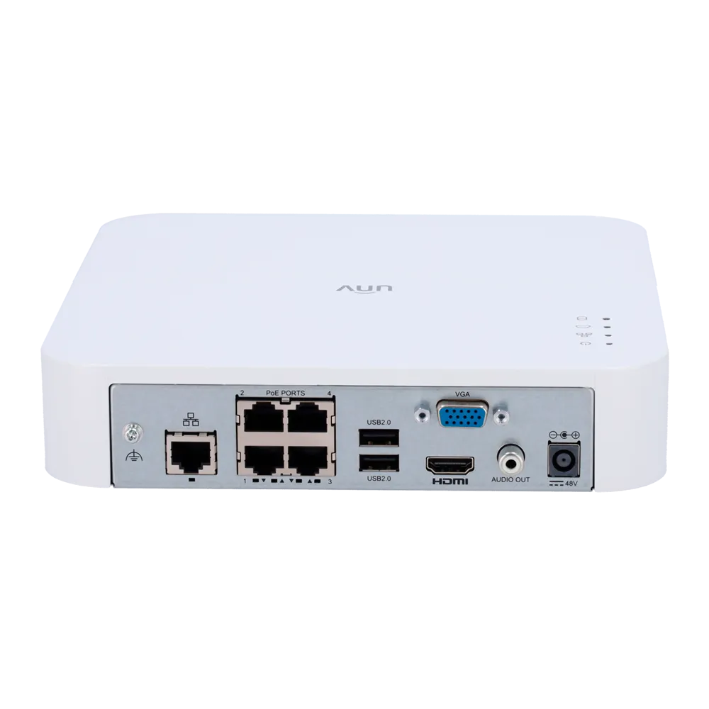 Uniview UV-NVR301-04LS3-P4 Grabador NVR 4 Canales PoE 4K