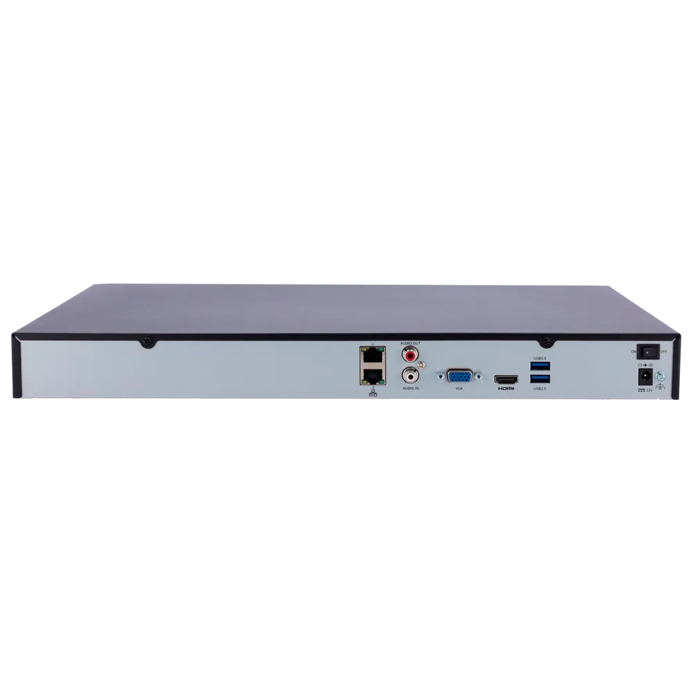 Uniview UV-NVR304-16B-IQ Grabador NVR 16 Canales 12MP H.265