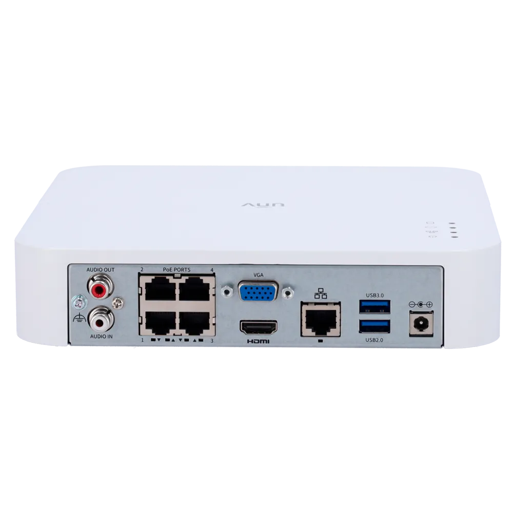 Uniview UV-NVR501-04B-LP4 NVR 4 Canales PoE 4K H.265