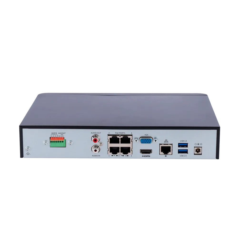 Uniview UV-NVR501-04B-P4-A NVR 4 Canales PoE 4K H.265