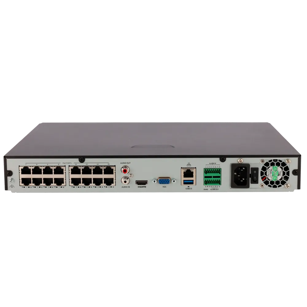 Uniview UV-NVR502-16B-P16-IQ NVR 16 Canales PoE 16MP H.265