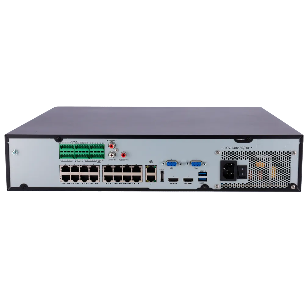 Uniview UV-NVR504-16E-P16-IQ NVR 16 Canales PoE 4 HDD 16MP