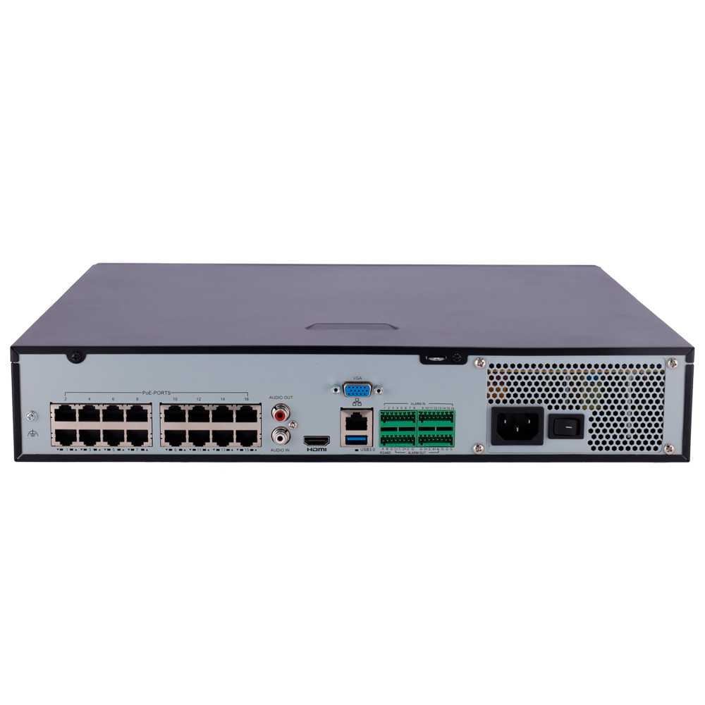 Uniview UV-NVR504-32B-P16 NVR – 32ch · PoE · 4 HDD · 8MP · H.265 - Imagen 4