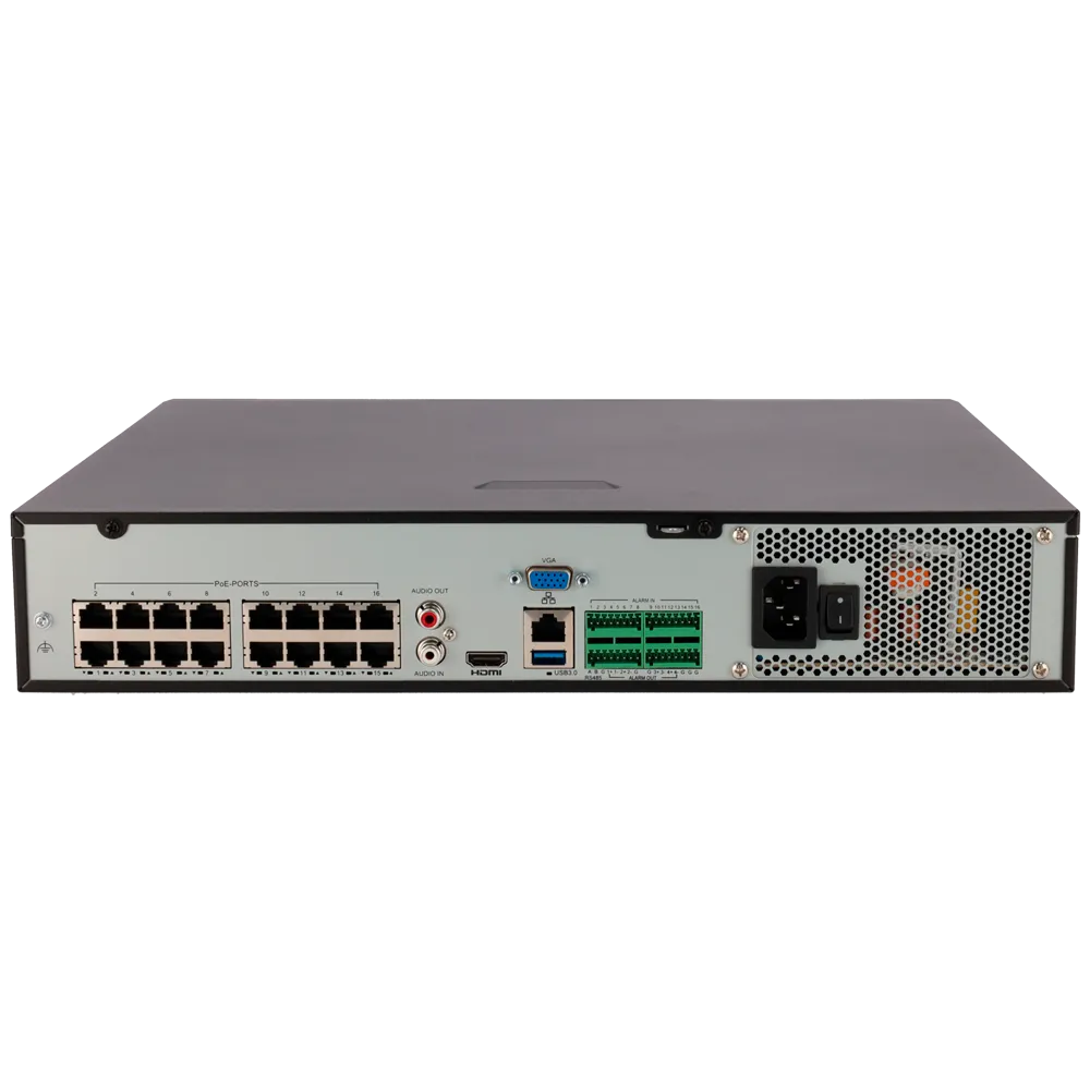 Uniview UV-NVR504-32B-P16-IQ NVR 32 canales PoE 16MP H.265