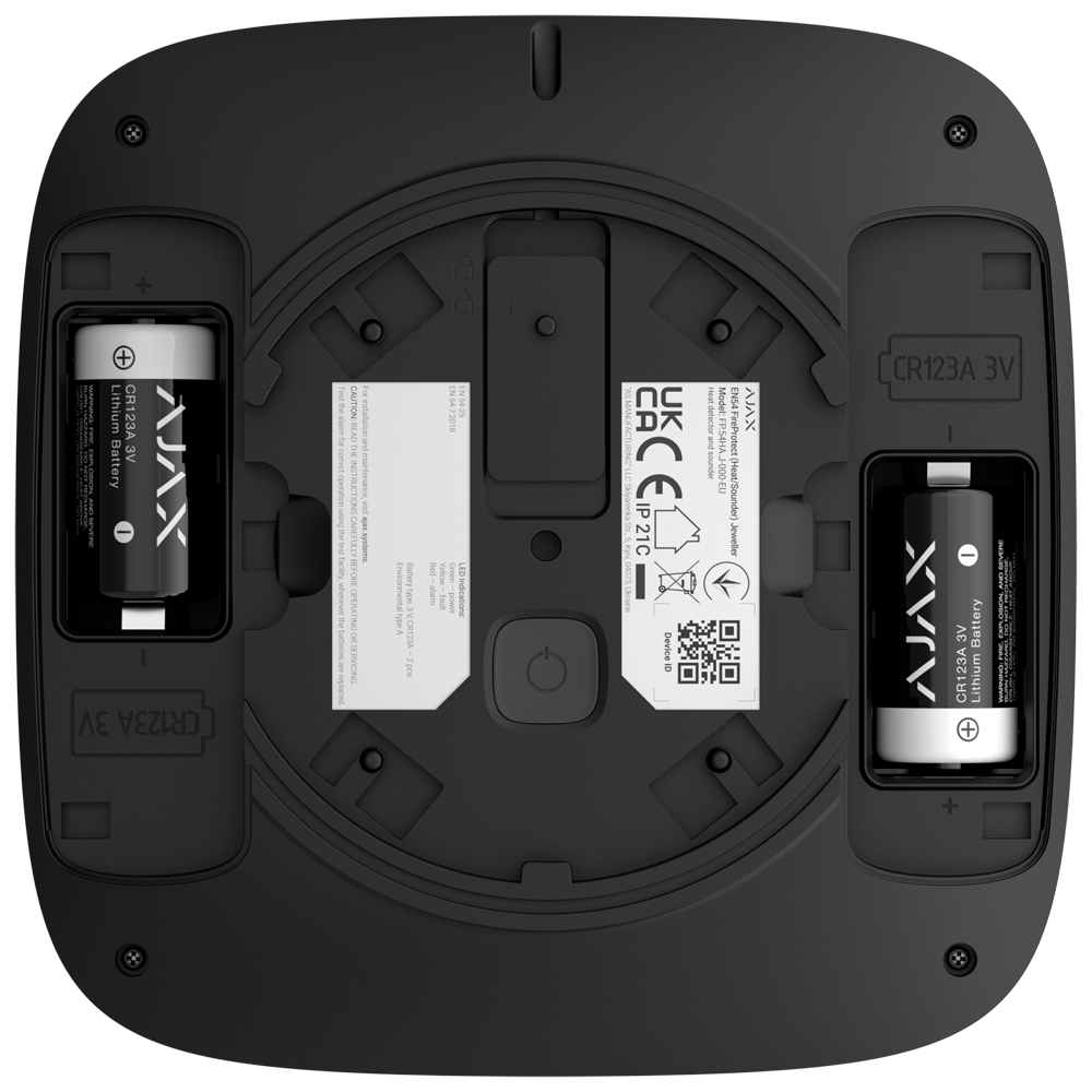 Detector térmico inalámbrico con sirena incluida - Marca Ajaxincendio (AJ-EN54-HEAT-SOUNDER-B) - Imagen 4