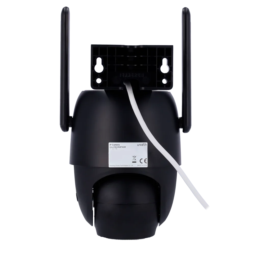 Cámara Domo IP Uniview UV-UHO-P2S-M33F34-BLACK 3MP Exterior