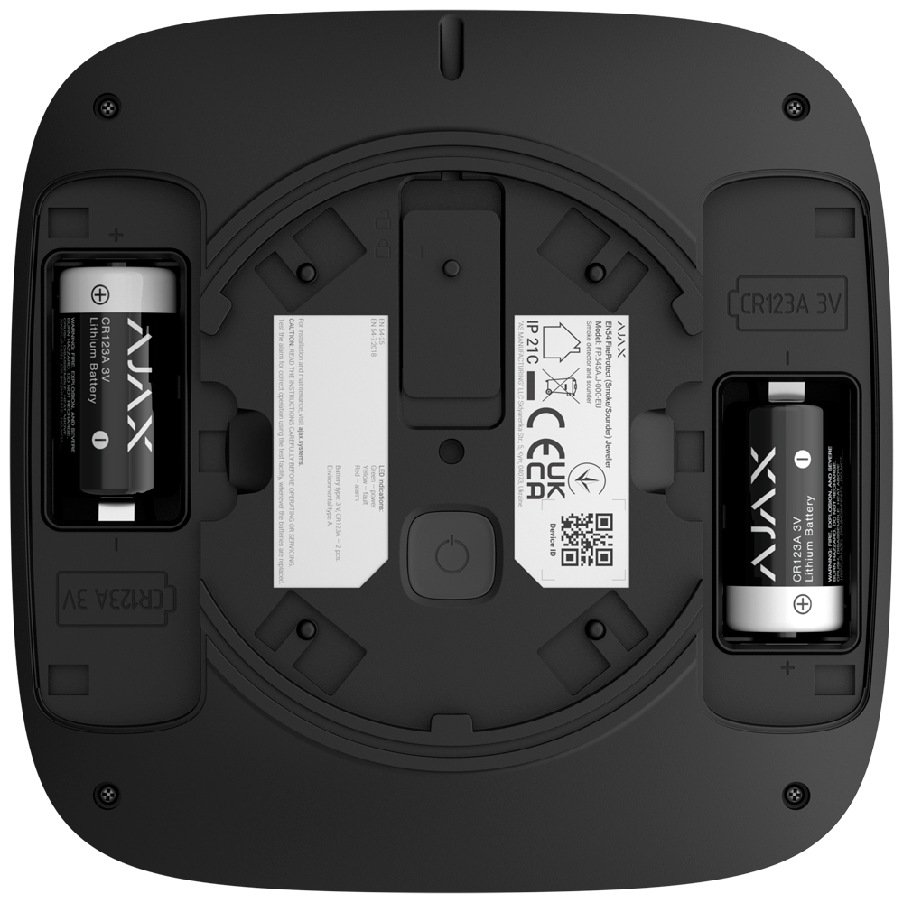 Detector óptico con sirena inalámbrico - Marca Ajaxincendio (AJ-EN54-SMOKE-SOUNDER-B) - Imagen 4