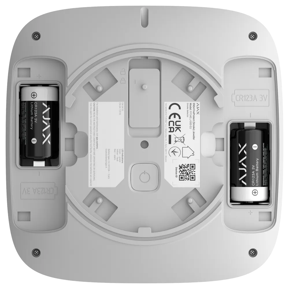 Detector Humo Óptico Inalámbrico AJ-EN54-SMOKE-W Ajax