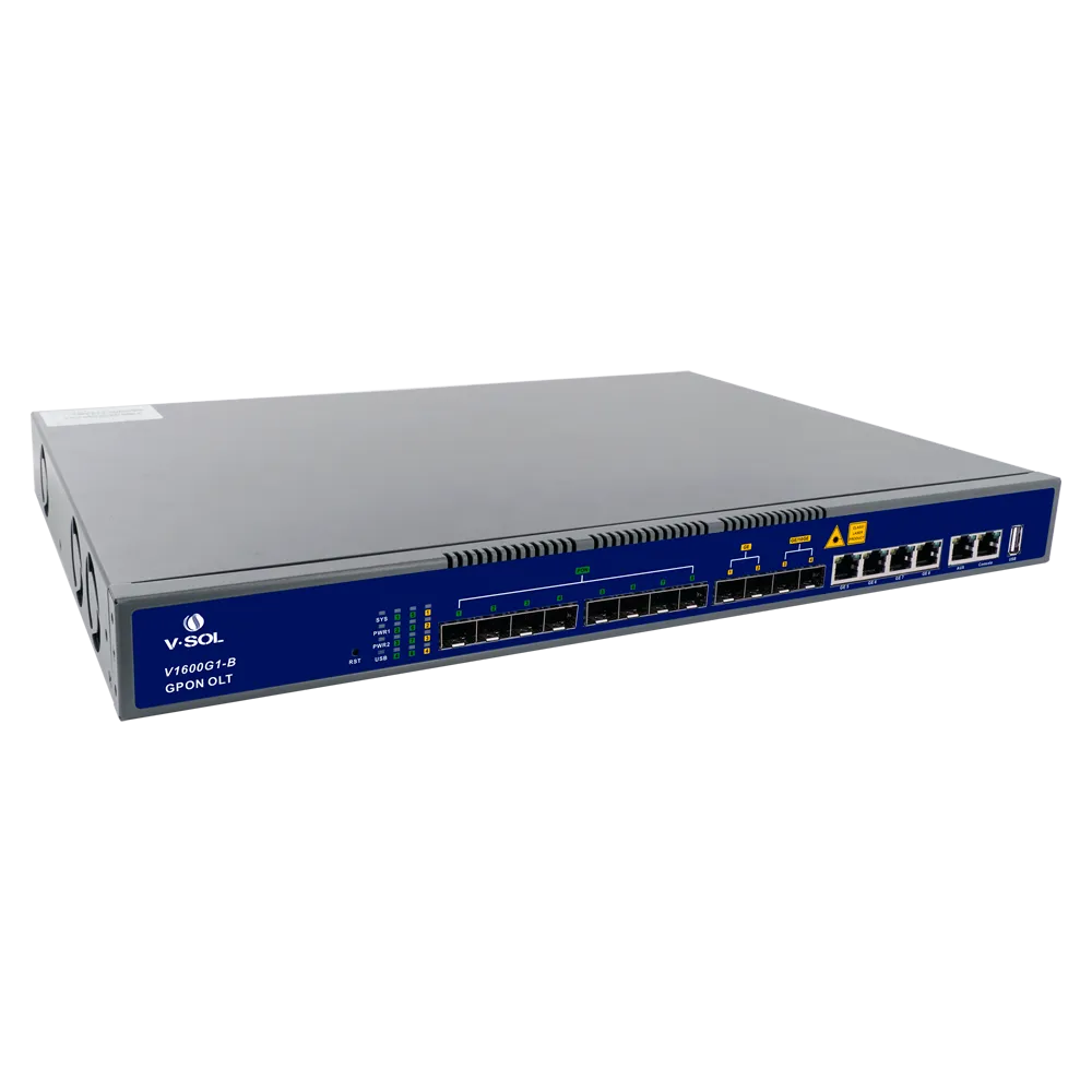 OLT GPON VSOL-V1600G1-B 8 Puertos 4GE para FTTH