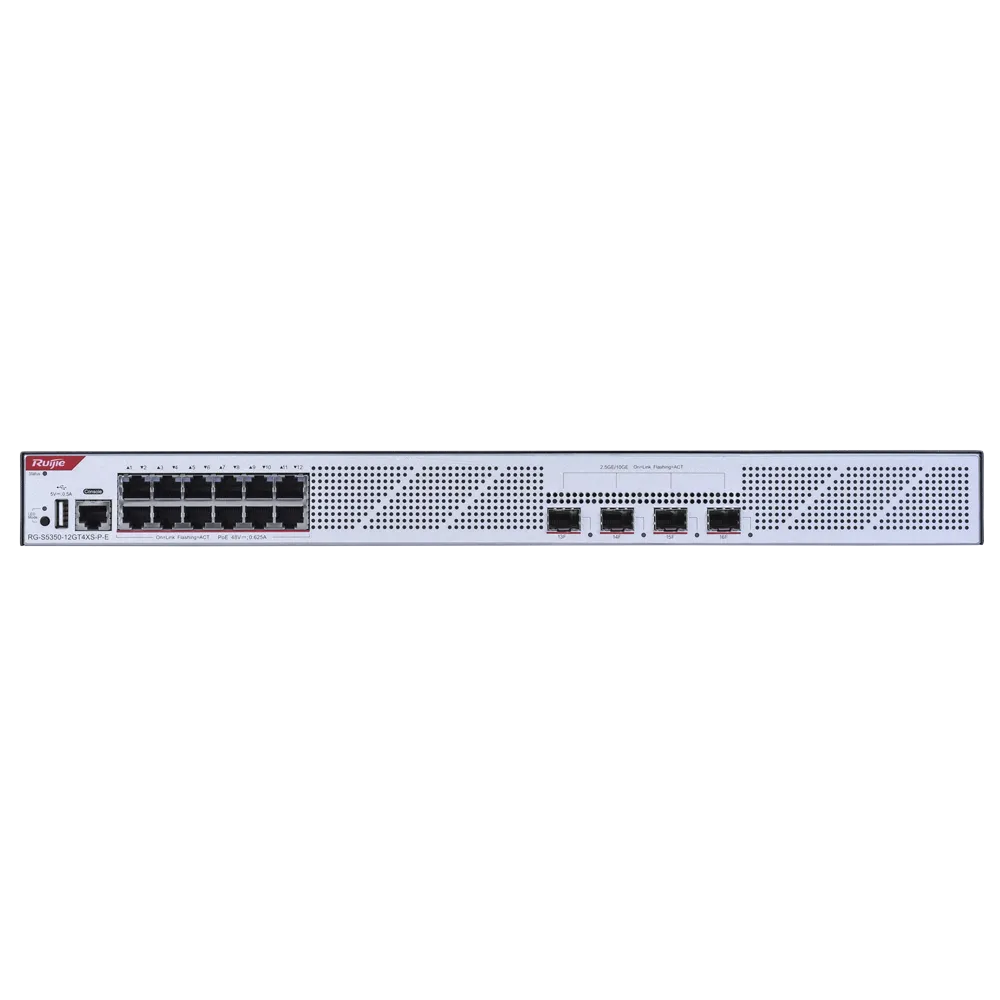 Switch L3 WIS-S5350-12GT4XS-P-E 12 Puertos PoE+ 10GE