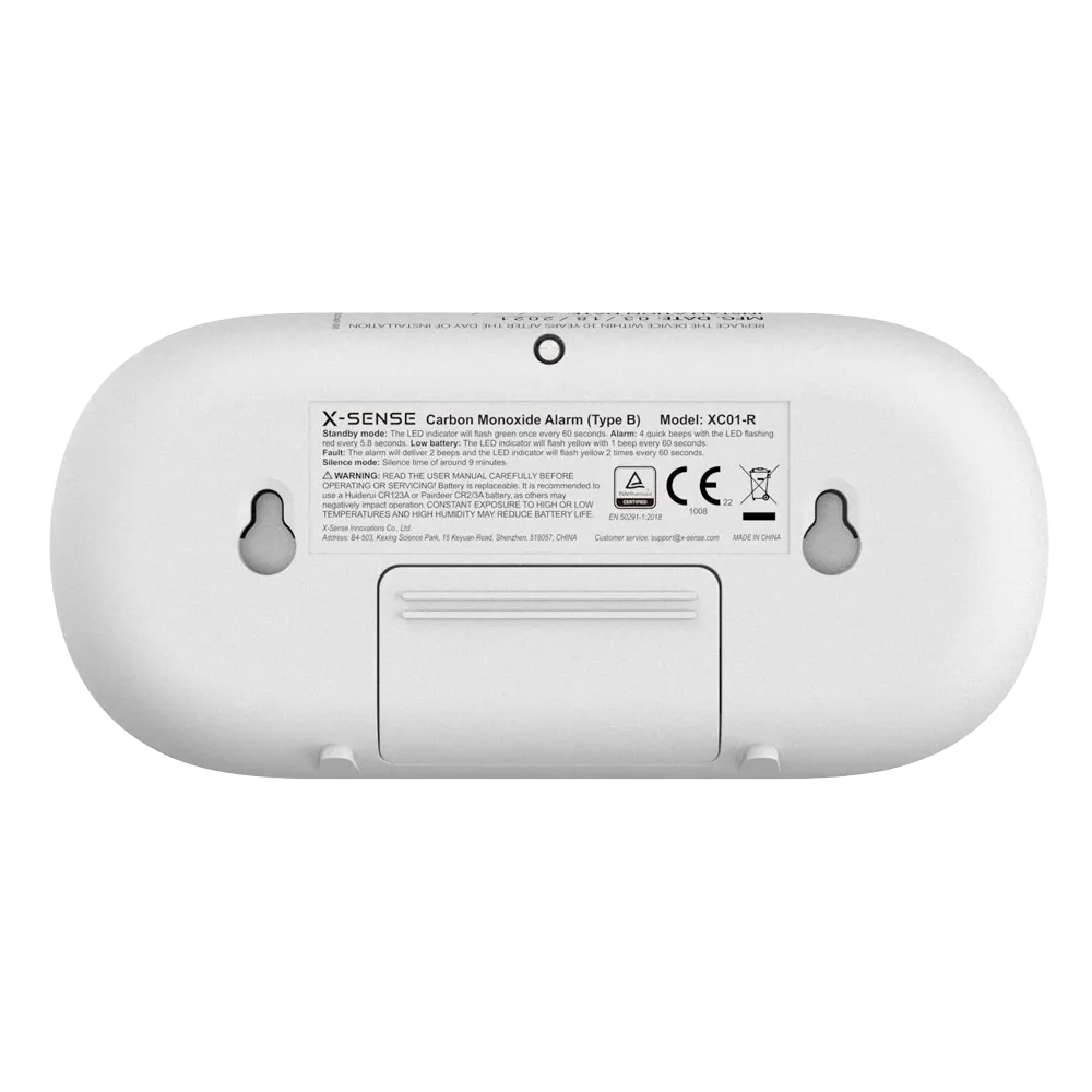 Detector CO Wi-Fi X-Sense XC04-WX Monóxido Carbono Hogar