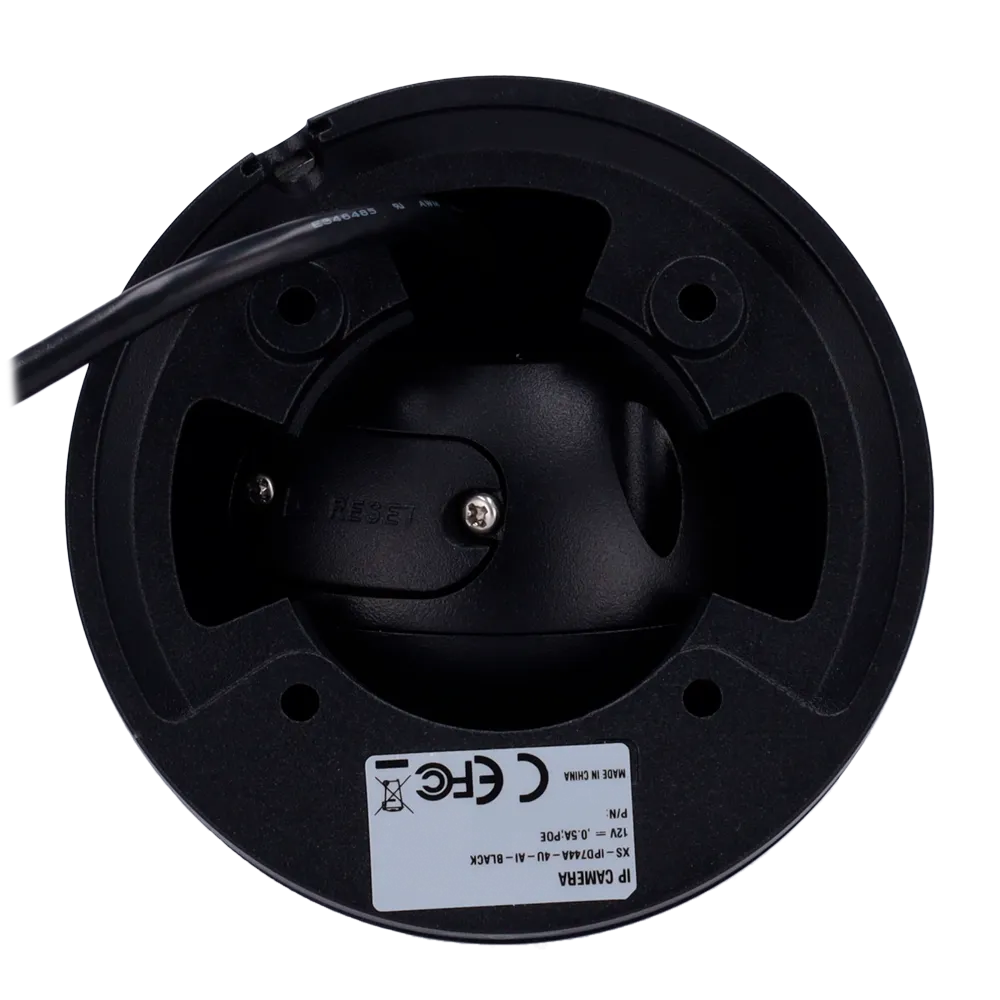 X-SECURITY XS-IPD744A-4U-AI-BLACK Cámara IP Turret 4MP IA