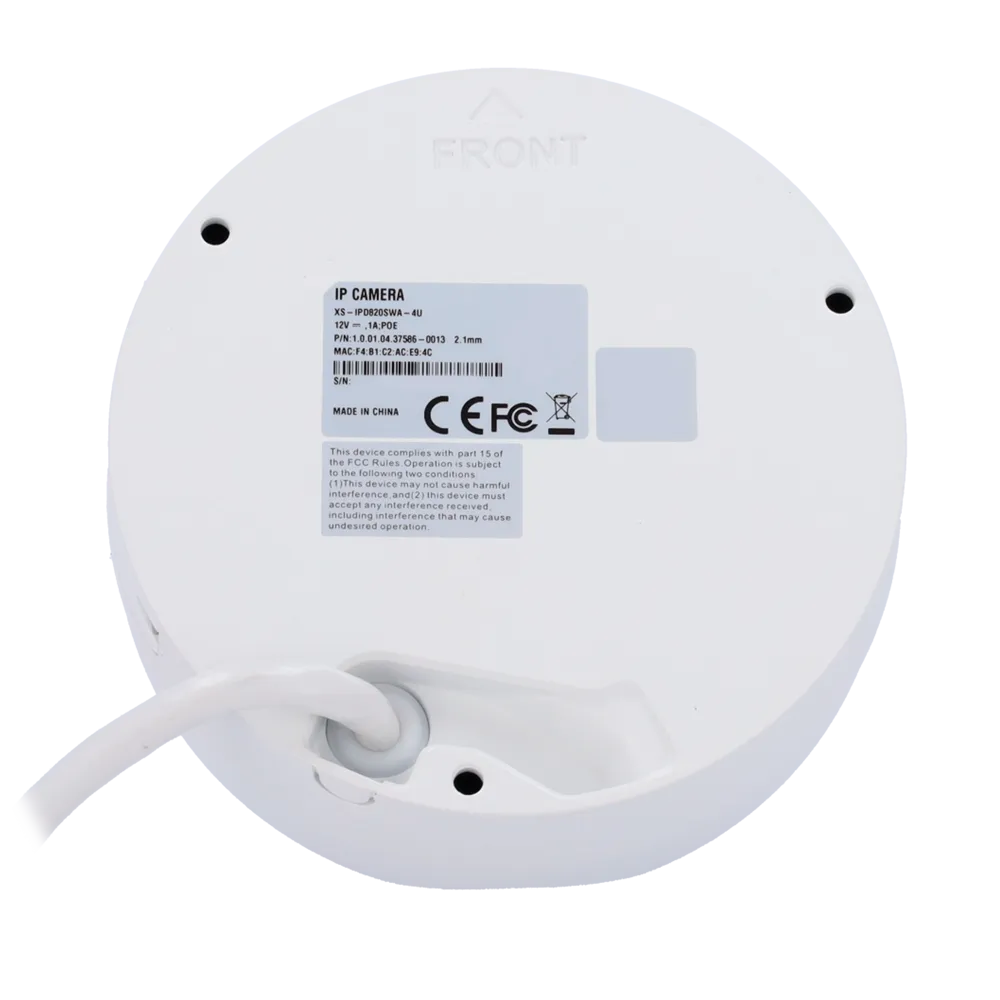 Cámara Domo IP 4MP XS-IPD820SWA-4U Exterior WizSense PoE