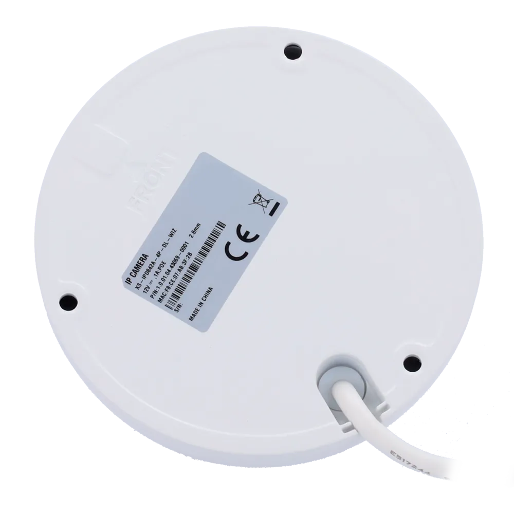 Cámara Domo IP 8MP XS-IPD842A-8P-DL-WIZ Dual Light PoE