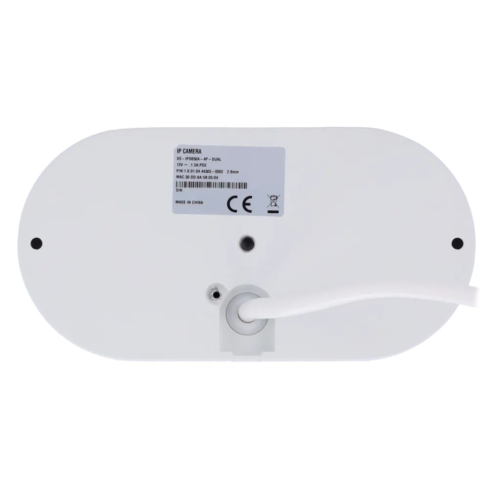 Cámara Domo IP Dual XS-IPD850A-4P-DUAL 4MP WizSense PoE