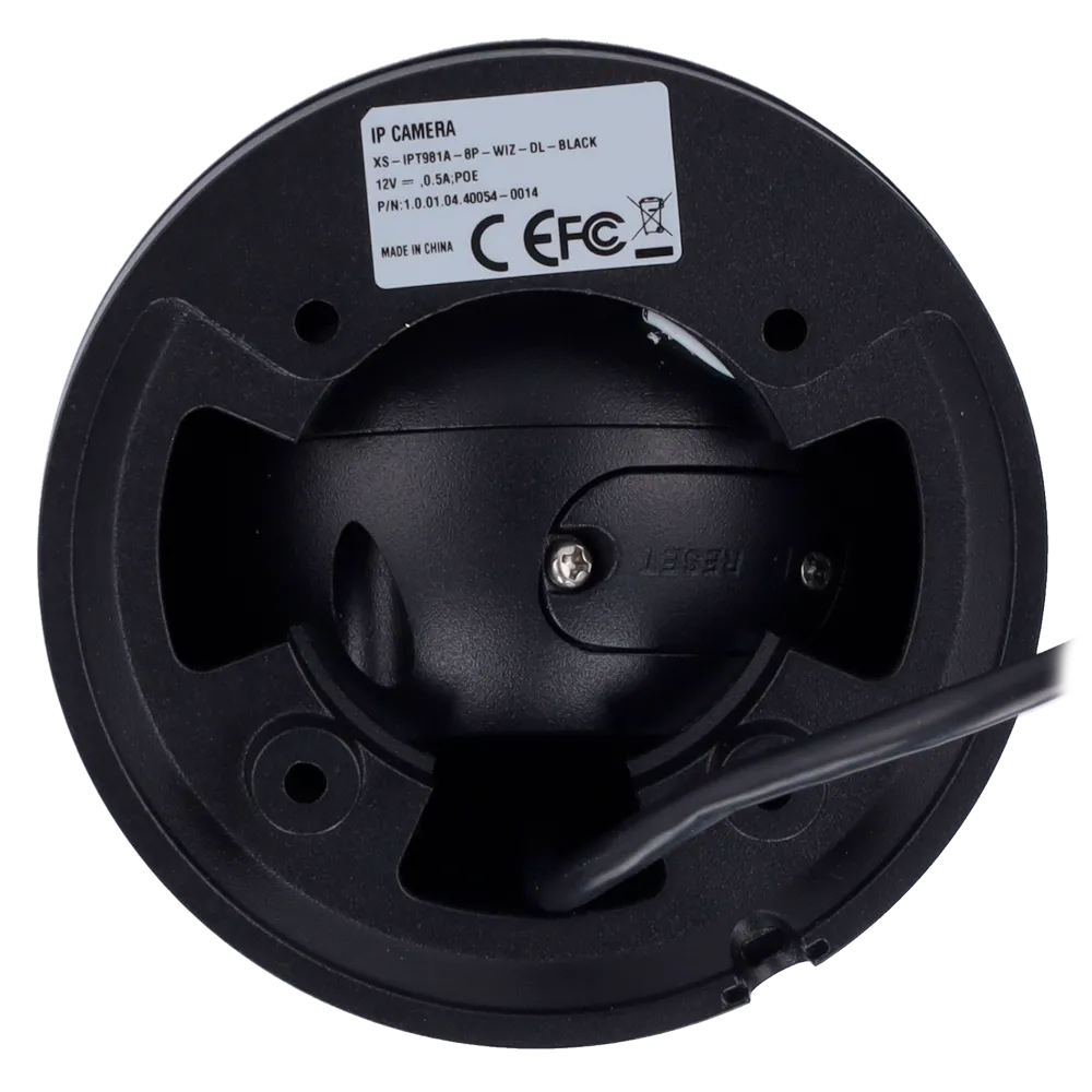 X-SECURITY XS-IPT981A-8P-WIZ-DL-BLACK Cámara IP Turret 8MP