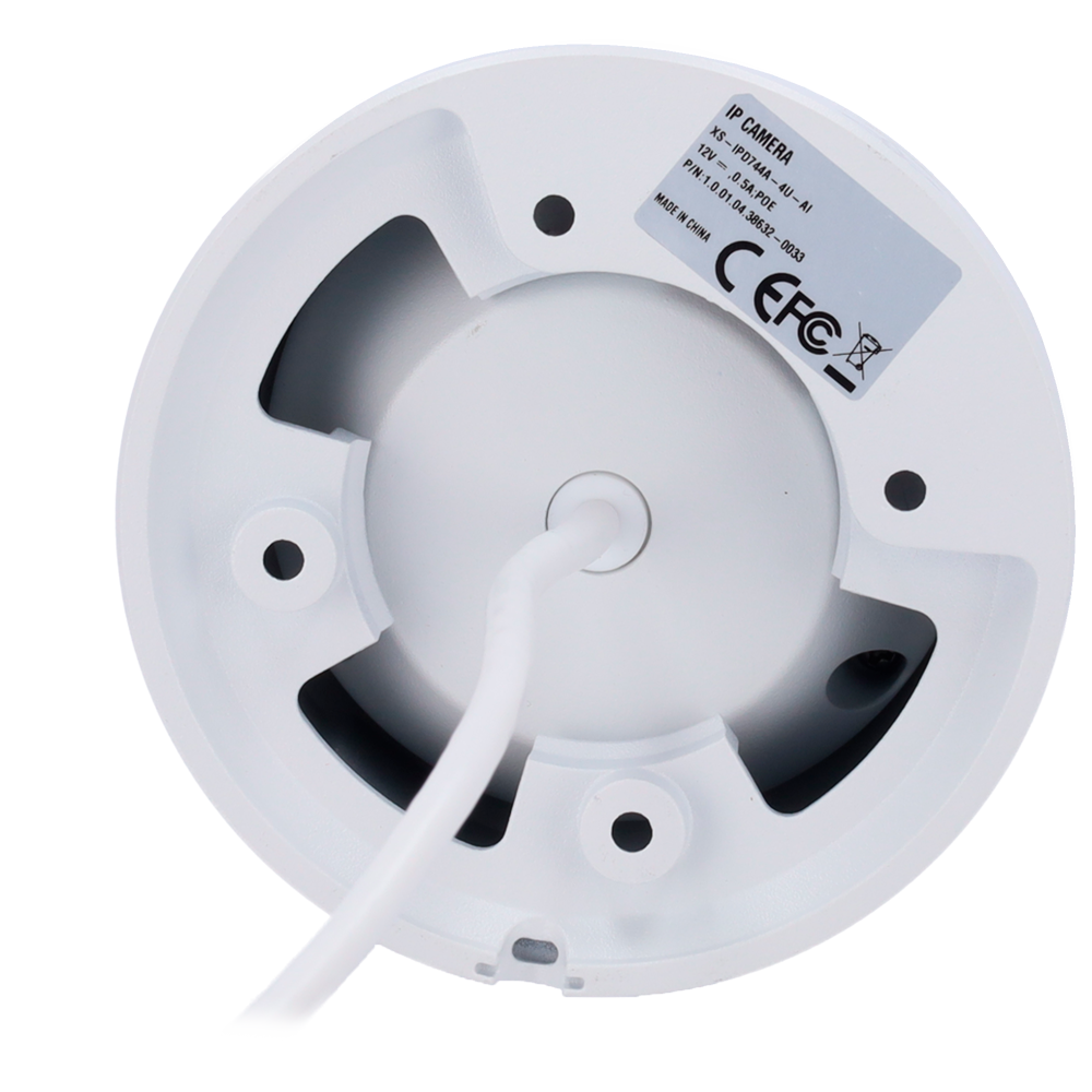 X-SECURITY XS-IPT987ZSWH-4U-AI IP Turret 4MP 13.5mm IR 40m IP67 - Imagen 4