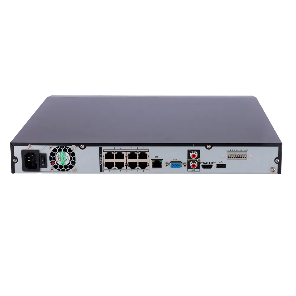 NVR XS-NVR3208A-8P-AI 8 Canales PoE 4K H.265+ WizSense