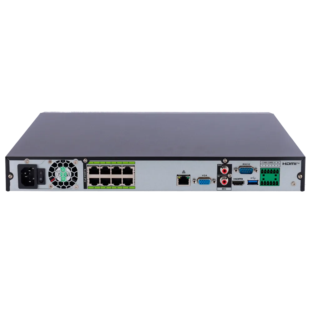 NVR XS-NVR6208A-8P-AI 8 Canales PoE 4K H.265+ AI ACUPICK