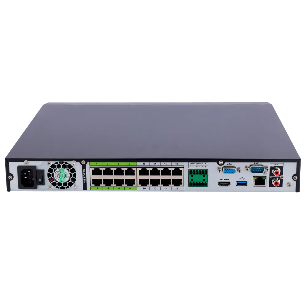 NVR XS-NVR6216A-4K-16P-4AI 16 Canales PoE 4K H.265+