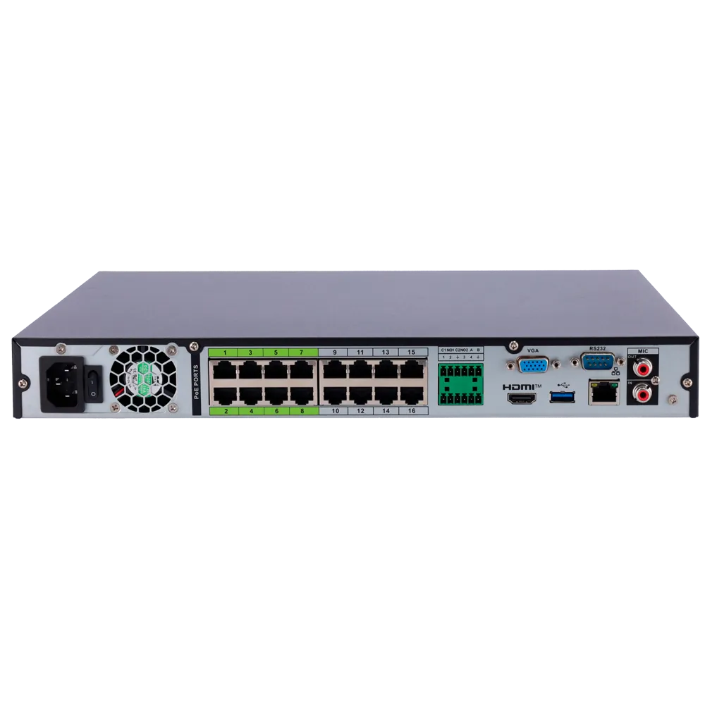 NVR XS-NVR6232A-16P-WIZ 32 Canales PoE 4K H.265+ WizSense