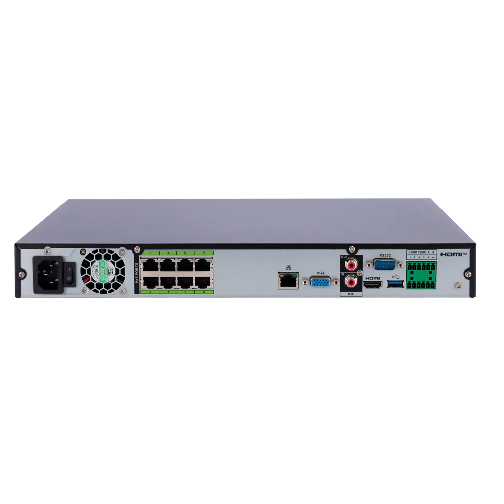 NVR 32 Canales XS-NVR6232A-8P-WIZ PoE 4K H.265+ WizSense