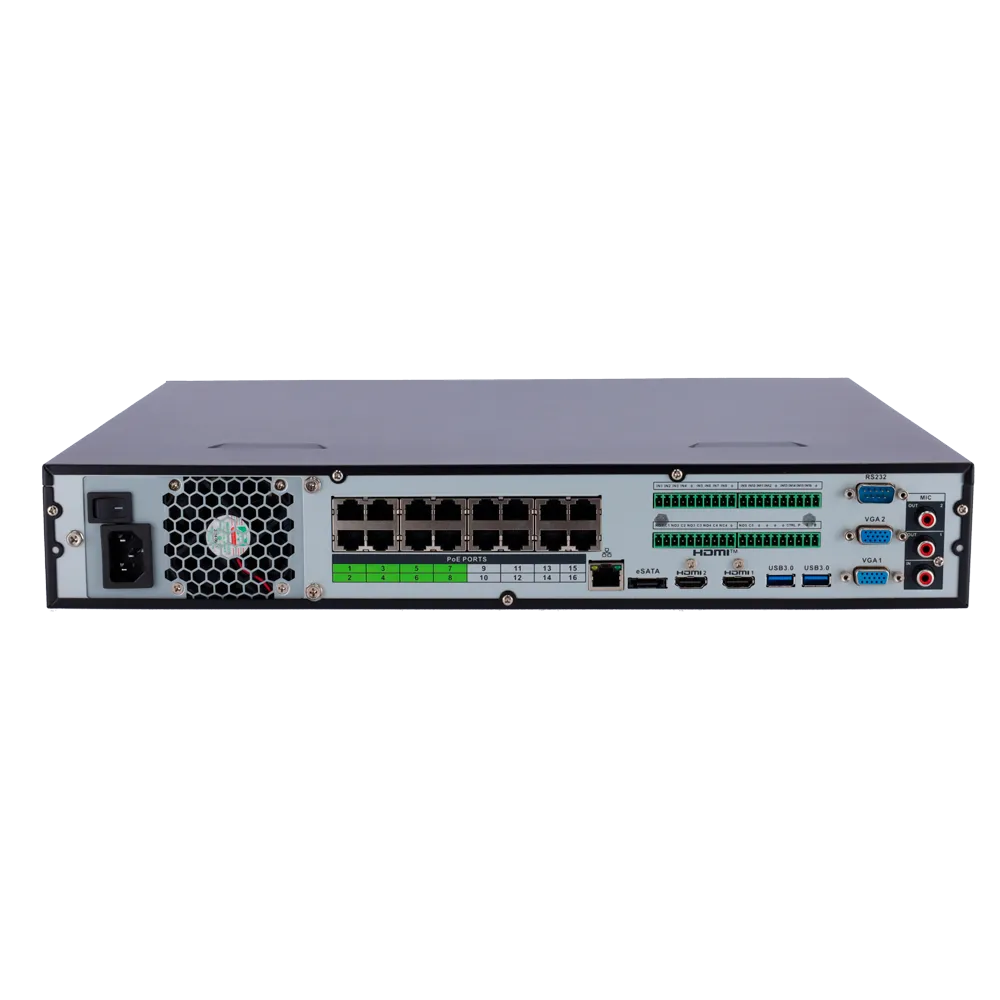 NVR 64 Canales XS-NVR6464A-16P-WIZ 4K PoE 16 Puertos