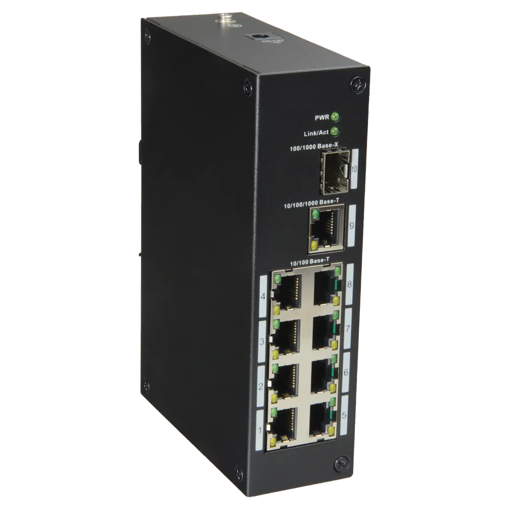 Switch Gigabit XS-SW09-C-DIN 8 Puertos + SFP DIN Rail