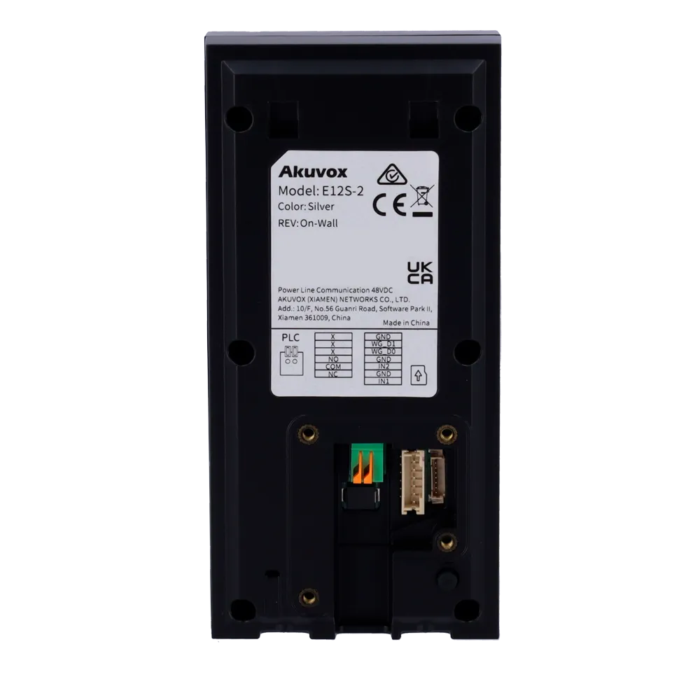 Placa Videoportero Akuvox AK-E12S-2 2Mpx MIFARE IP65