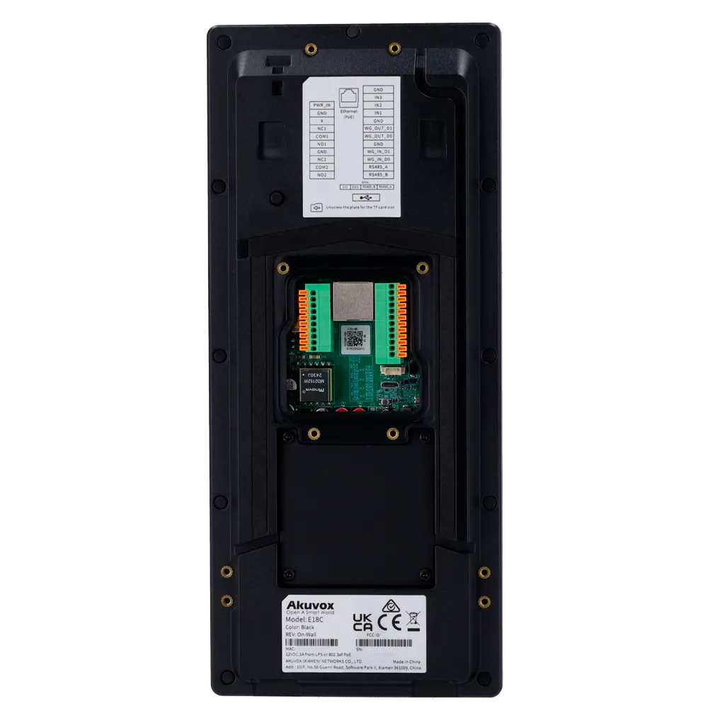 Placa Videoportero IP Akuvox AK-E18C 2Mpx PoE MIFARE NFC