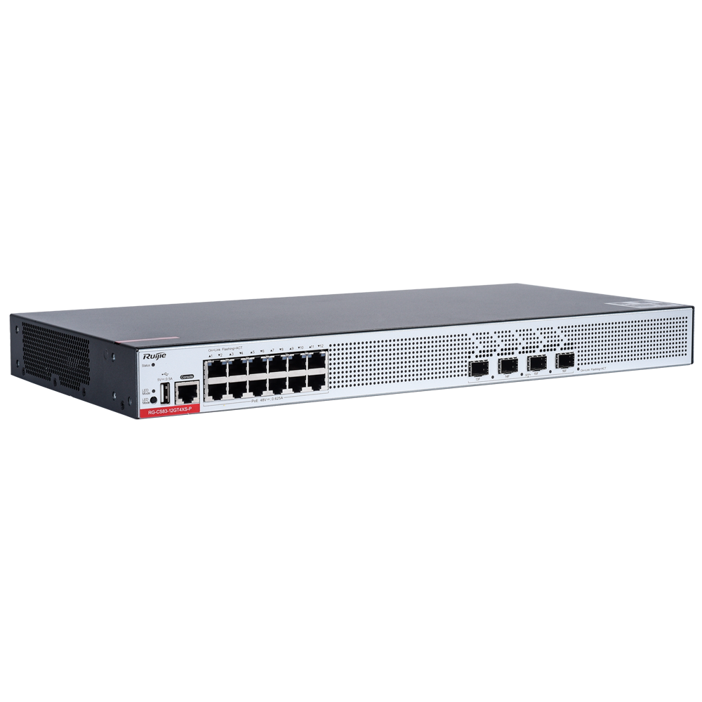 Reyee - RG-CS83-12GT4XS-P - Switch 12P Gigabit PoE Gestionable SFP - Imagen 4