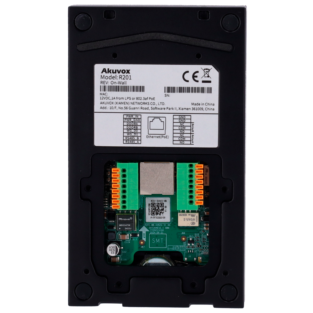 Placa videoportero - IP - superficie - Akuvox - Cámara 4 Mpx - sin WiFi, PoE - IP65 - Acceso MIFARE/EM/NFC - Ref. AK-R25A - Imagen 4
