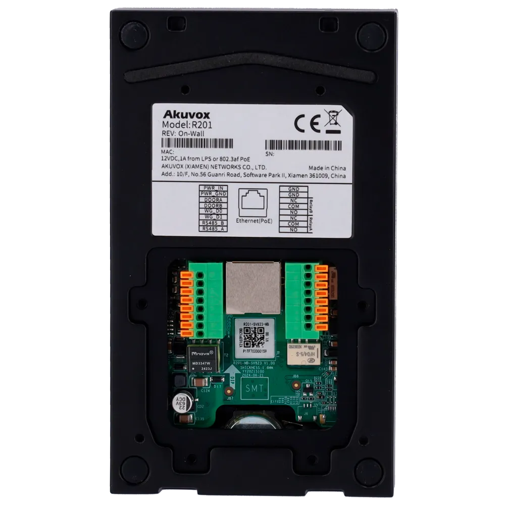 Placa Videoportero IP Akuvox AK-R25A 4Mpx MIFARE PoE IP65
