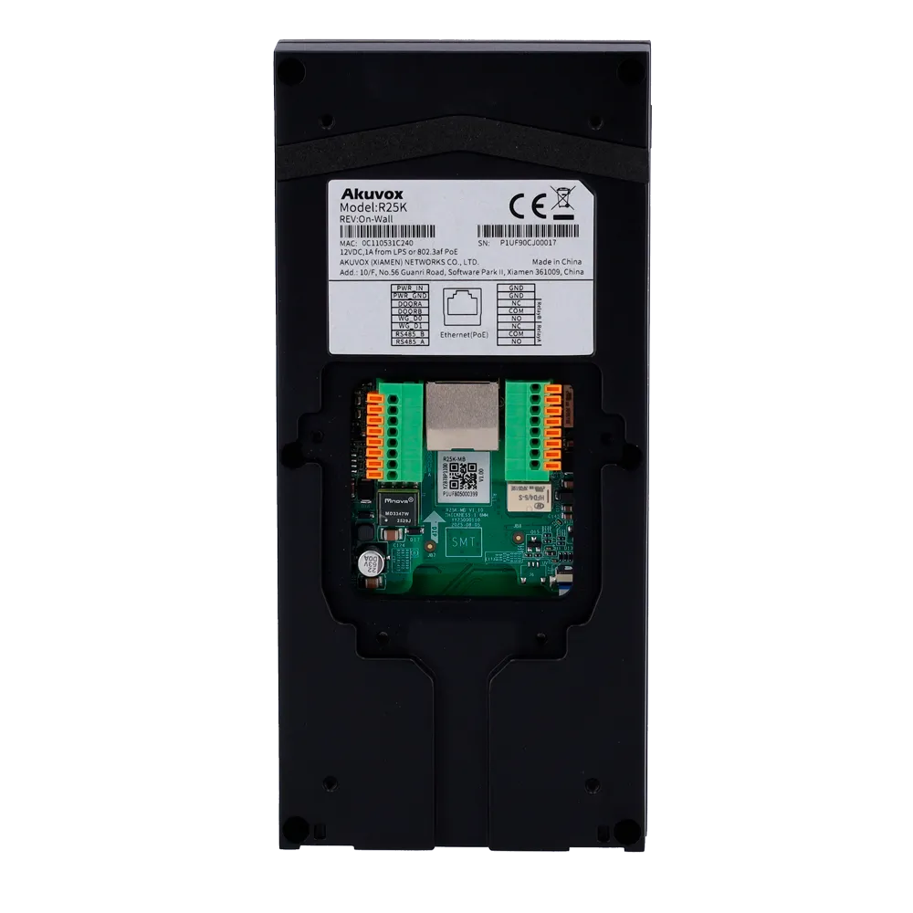 Placa Videoportero IP Akuvox AK-R25K 4Mpx MIFARE NFC PoE