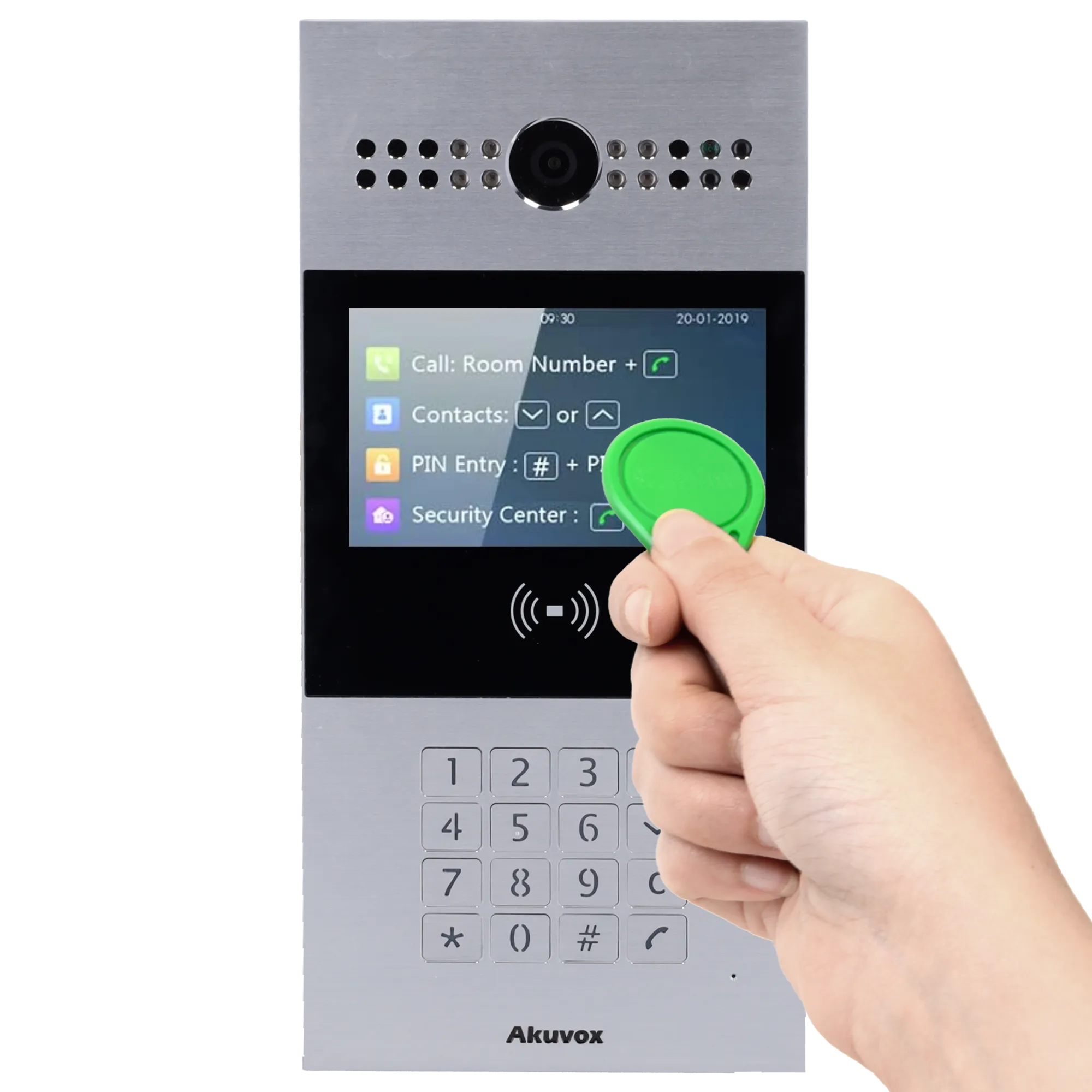 Placa Videoportero IP Akuvox AK-R28A-BIM 2Mpx PoE MIFARE