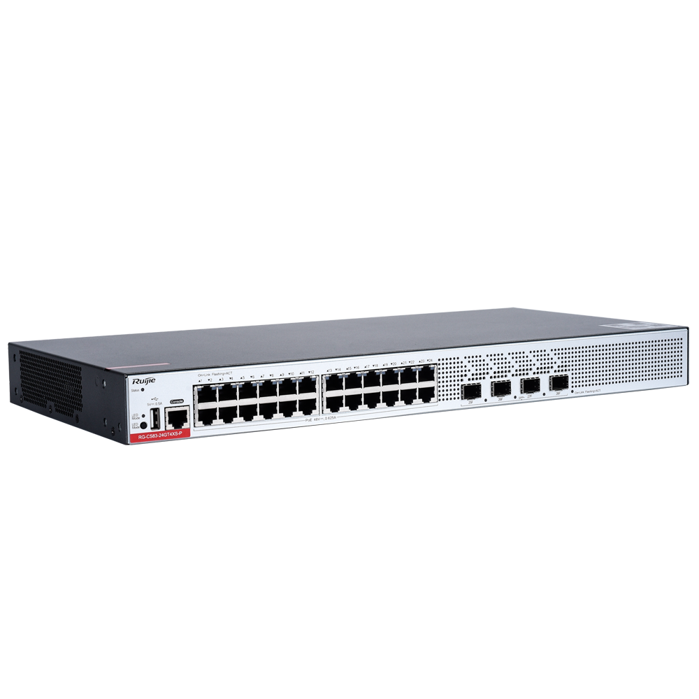 Reyee - RG-CS83-24GT4XS-P - Switch 24P Gigabit PoE Gestionable SFP - Imagen 4