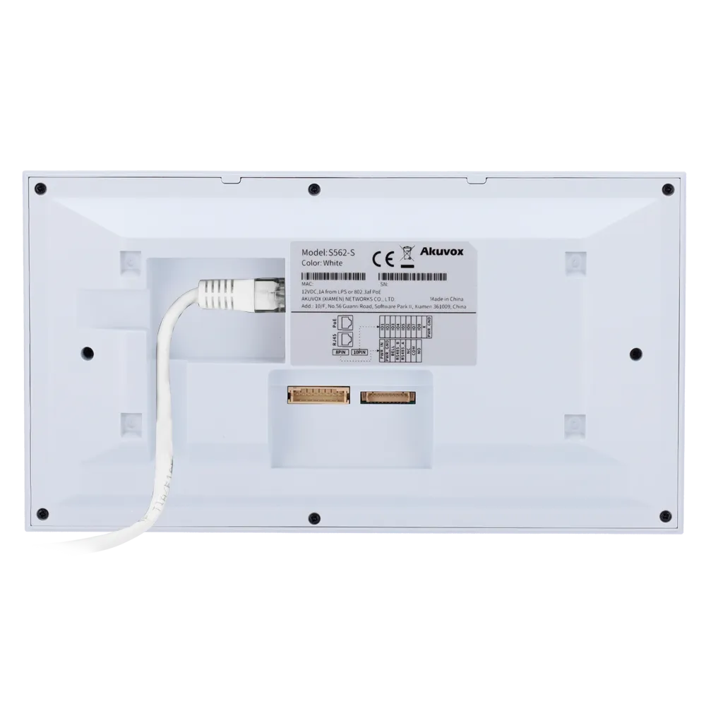 Monitor Videoportero IP 7" Akuvox AK-S562-S-WHITE PoE